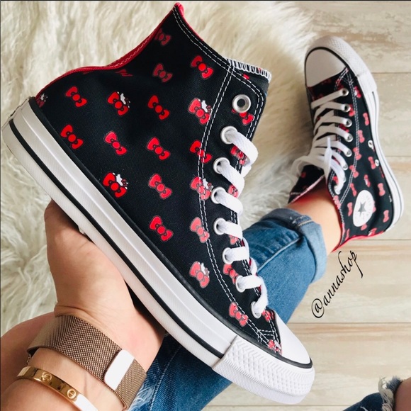 Converse Shoes - NWT Converse ID Custom hello kitty